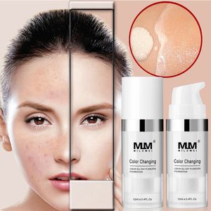 12ml Color Changing Liquid Foundation Makeup Change To Your Skin Tone By Just Blending Foundation Color Changing liquid concealer