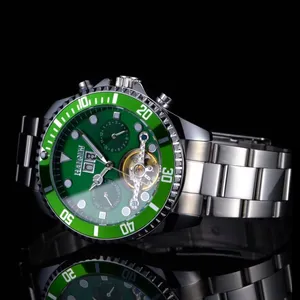 HAIQIN Mekanik erkek / erkek üst marka lüks saat erkekler spor kol saati Reloj HOMBRES 2020 Tourbillon'u denizaltı mens saatler