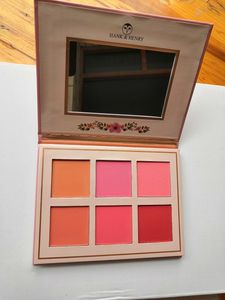 새로운 브랜드 Makeup6color는 구운 치크 컬러 블러셔 팔레트, 다른 색상 재단 브론 홍당무