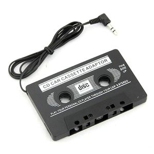 Wholesale 3.5mm Universal Car Tape Audio Cassette Adapter Converter Adaptor for MP3 Player Phone Black