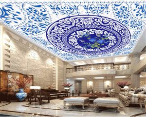 Home Improvement Wallpaper Exquisite Blue Flowers Indoor Zenith HD Digital Drukowanie Wilgorza Wall Paper