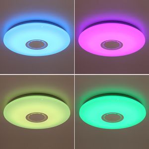 Moderna LED-taklampor RGB Blutooth-taklampa Dimmerbar 25W 36W 52W App Fjärrkontroll Musikljus för sovrum Barnrum