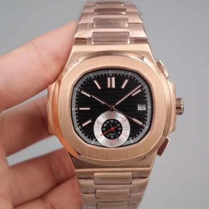 New Mens Mechanical Stainless Steel Automatic Movement Watch Original two-way folding buckle 42mm Mens Watches