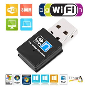 네트워크 카드 802.11 n 개의 동글 무선 와이파이 어댑터 미니 300M USB2.0 RTL8192 와이파이 동글 와이파이 / g / 무선 인터넷 LAN 어댑터 나