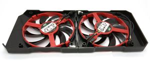 XFX R9 380 380X için Orijinal R9 370 370X RX460 560 Grafik Kartı Soğutma Kabuğu ve Fan