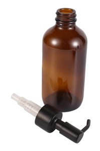 28 400 Soap Dispenser Pump Black Silver Small Head Rust Proof 304 Stainless Steel Liquid Pump for Amber Bottle Bathroom Jar not included