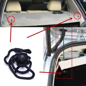 Freeshipping 2PCS/pair Car Vehicle Parcel Shelf String Strap Cord Rope Black For VW/Golf/MK6/R20/GTI Black Free Shipping