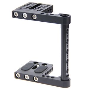 Freeshipping DSLR Video Camera Cage Kit Stabilizer Support Baseblate For Canon Nikon Sony Panasonnic Steady Fotografia Accessories C1137