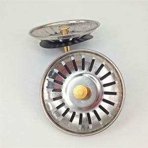 Kitchen Sink Strainer Stopper Filter Kitchen Tool Waste Plug Sink Hole Filter Sink Stainless Steel