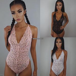 Mulheres Sexy See-through rendy Teddy Lingerie One Piece Babydoll Mini Eh7e #R45
