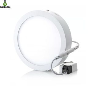 6W 12W 18W 25W Yuvarlak Kare LED Yüzeye Monte Panel Işık LED Downlight Işık Led Tavan Downlight 110-240V