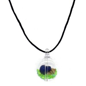 Collana con pendente di perle con sfera in resina fatta a mano di gioielli di perle fai-da-te da donna alla moda