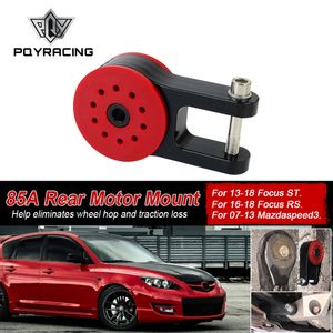 PQY - 85A Polyurethane T6061 Aluminum Rear Motor Mount For 13-18 Ford Focus ST 16-18 Focus RS 07-13 Mazda speed 3 PQY-TSB06
