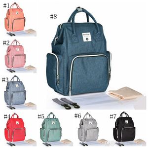 Insular Windel-Rucksack-Tasche, Designer-Wickeltaschen, große Kapazität, für Mama, Mutterschaft, Wickeltaschen, Reiserucksäcke, Babypflege-Handtasche, 8 Farben