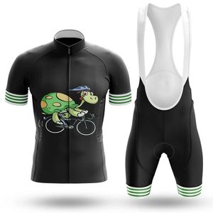 2024 Slow Cyclist Turtle Radtrikot Set Sommer Mountainbike Kleidung Pro Fahrrad Radtrikot Sportbekleidung Anzug Maillot Ropa Ciclismo