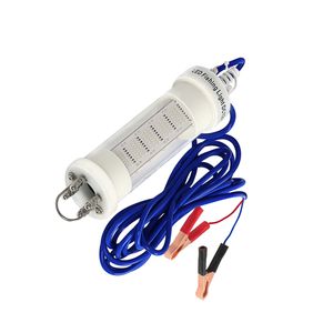 12 V / 24 V Dalgıç 140 W 200 W 300 W 400 W 500 W Yem Cazibesi LED Işıkları Balıkçılık için 5m-10m Kablo