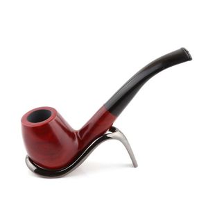 Factory Direct Selling Red Sandalwood Pipe, Mahogny Pipe, Massiv Wood, Manual Cigarette, röktillbehör, grossist.