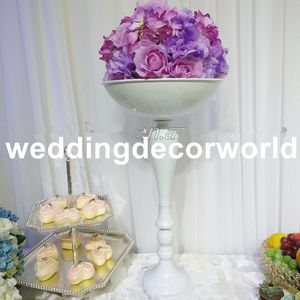 High-grade de metal branco vaso de presente da festa de casamento decoração de casa enfeites de presente para decoração de mesa de evento decor1050