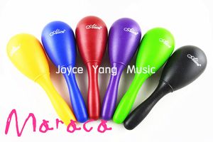 Wholesale percussion shakers resale online - Alice A043SE Colourful Long Handle Oval Shaped Maracas Percussion Shaker Sound Eggs Wholesales