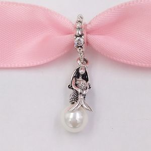 Andy Jewel 925 Perline in argento sterling DSN Luminoso Ariel Ciondola Charm Charms Adatto per bracciali gioielli stile Pandora europeo Collana # 7982