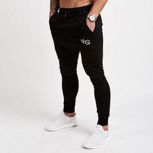 Fashion-Gold Gym Medal Sports Fitness Pants Stretch Cotton Men's Fitness Jogging Pants Body Engineers Jogger Outdoor