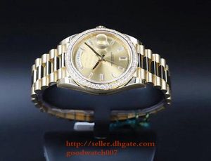 box Mens Day-Date 40 Factory Champagne Diamond Dial & Bezel 228348RBR sia 2813 Movement Mechanical Automatic Mens Watches
