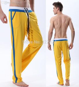Wholesale yoga man pants for sale - Group buy band men s home wear trousers long sexy sports man pants casual slack gym sport exercise yoga mensrunning britches