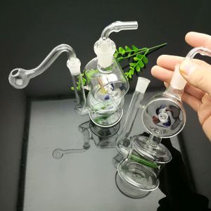 New glass windmill cigarette kettle Glass water hookah Handle Pipes smoking pipes High quality free shipping