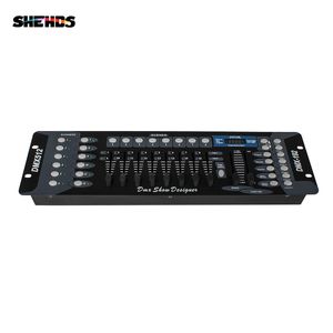 Shehds 192 controlador equipamento dmx 512 console iluminação de palco para led par movendo cabeça holofotes dj controle
