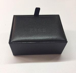 박스 주최자 블랙 커프스 포장 도매 100 개 / 많은 블랙 커프스 상자 커프스 선물 케이스 홀더 쥬얼리