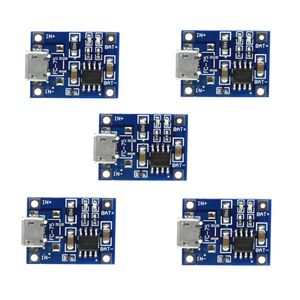 TP4056 5V TENSTAR ROBOT 1A Micro USB 18650 Lithium Battery Charging Board Charger Module+Protection Dual Functions