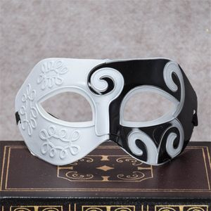 9 * 16cm Party Masks Halloween Mardi Gras Masquerade Celebration Mask Cosplay Jazz Prince Half Face Plast Snidad Party Mask 17 Färger