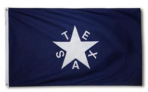 3 x 5 Fuß 90 x 150 cm, Republik Texas, Bonnie, blaue Flagge, direkt ab Werk