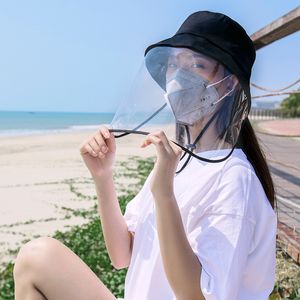Anti-Spucken, sichere Kopf-Gesichtsabdeckung, Outdoor-Schutz, verstellbare Größe, Gesichtsmaske für Grippe, Luftverschmutzung, Baseball-Mütze-Abdeckung