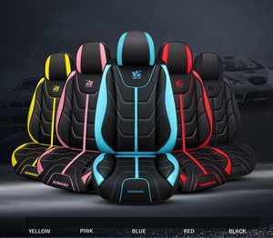 Universal Fit Car Interior Accessories Seat Covers For Sedan PU Leather Adjuatable Five Seats Full Surround Design Seat Cover For SUV 9D361