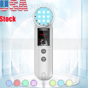 Best Handheld LED Light Therapy Device Acne Treatment Red Light Therapy for Wrinkles RF Machine Home Skin Tightening Photon Microcurrent