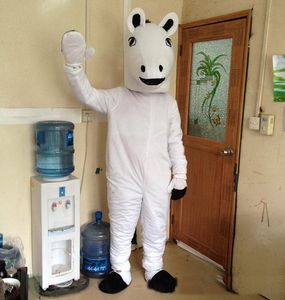 2019 Factory Outlets Can be washed with water EVA Material White Horse Mascot Costumes Movie props show cartoon Apparel