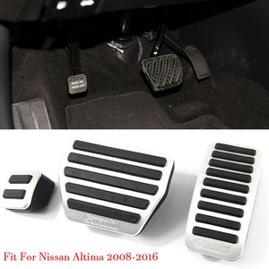Araba Alaşım Hızlandırıcı Gaz Fren Footrest Pedal Plakası Pad Kapak Fit For Nissan Altima 2008-2016