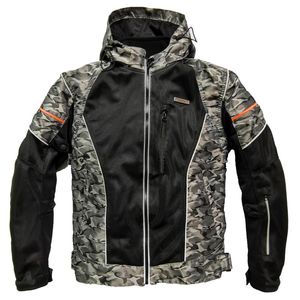 Motorcycle Apparel Riding Clothes Men's Summer Thin Mesh Breathable Windproof Waterproof Fall-proof Jacket Camouflage FansMotorcycle