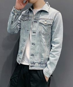 Fashion- Brand Men's Hop Hip Street clothing Jeans Jacket coat outerwear Winter coat denim jacket the coat plus size M-5XL