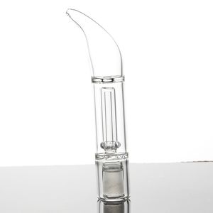 Novo produto Bocal Stem Water Bubbler Acessórios para fumar) Mini tubo de mão Ferramenta de vidro PVHEGonG GonG Adaptador de água para ar solo