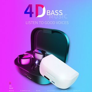 TWS Беспроводная связь Bluetooth 5.0 Earbuds TWS-7 Наушники Спорт Handsfree наушники гарнитура с зарядным устройством Case