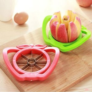 Gadgets de cozinha de aço inoxidável Corer Slicers Shredders Fácil cortador de corte Frutas cortador de faca para maçã pêra ir nuclear splitter DBC BH3043