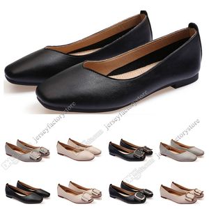 ladies flat shoe lager size 33-43 womens girl leather Nude black grey New arrivel Working wedding Party Dress shoes sixty-six
