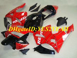 Honda CBR600RR 03 04 için CBR 600RR F5 2003 2004 05 CBR600 Motosiklet Kaporta kiti ABS Sıcak kırmızı siyah Fairings seti + Hediyeler HG36