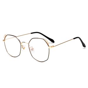 Partihandel-Ny Enkel Multi-Purpose Eyeglass Frame Wholesale Full Frame Fashion Flat Oregular Myopia Solglasögon Ram