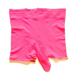Unwe Perspective Socks Silk Boxer Underwear Elephant Nose Gay Man Sexig trosor långärmad penis boxershort erotisk kläder1305g