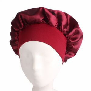 Night Sleep Hat Hair Care Cap Women womens designer hats Fashion Satin Bonnet cap Silk Head Wrap Hair Loss Caps Accessories EEA1248-2