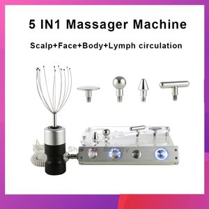 Acoustic Facial Machine Massager Machine Scalp Facial Body Massage Fascia Relaxtion Pain Relief Slimming Improve Blood Lymph Circulation