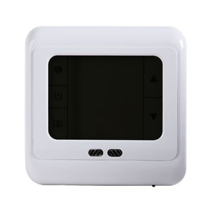 Freeshipping Programmierbarer Thermostat Raum Fußbodenheizung Temperaturregler LCD-Touchscreen mit weiß-blau-grüner Hintergrundbeleuchtung